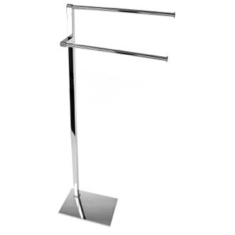 Towel Stand Free Standing Polished Chrome Towel Stand Gedy 7831-13